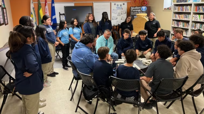 CBC News Saskatchewan: Regina school program uses First Nations drumming to connect kids with culture